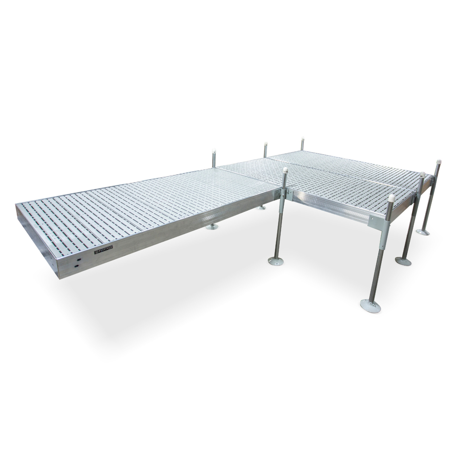 Tommy Docks Titan Aluminum Platform - 16ft., 48in. x 96in., UV-Protected, Skid-Resistant, Model# TDLAT-40034